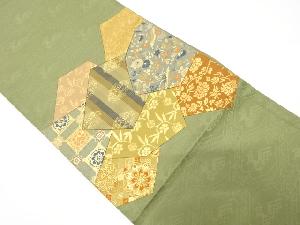 切りばめ名物裂織り出し袋帯